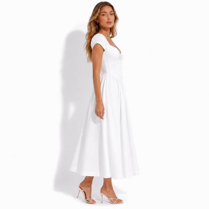 Galadriel | Women's Sweetheart Corset Midi Sundress