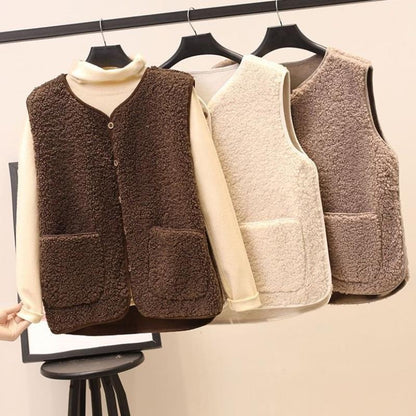 Faye | Relaxed Fit Textured Vest