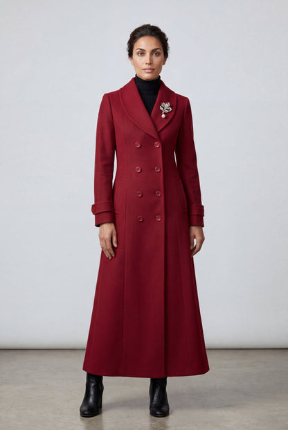 Sienna | Women's Belted Longline Coat, Tailored Fit