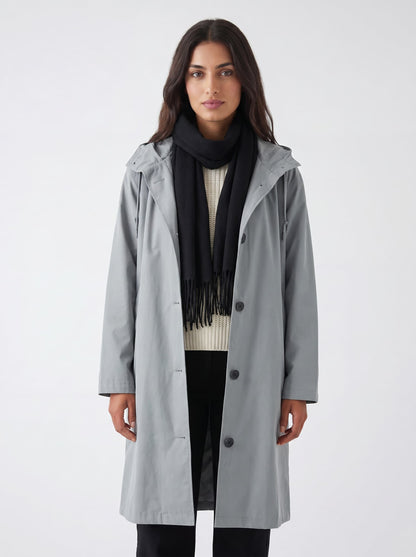 Lia | Women's Hooded Waterproof Rain Trench Coat