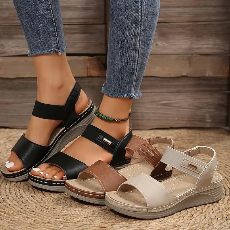 Bree | Women's Adjustable Strap Flat Sandals