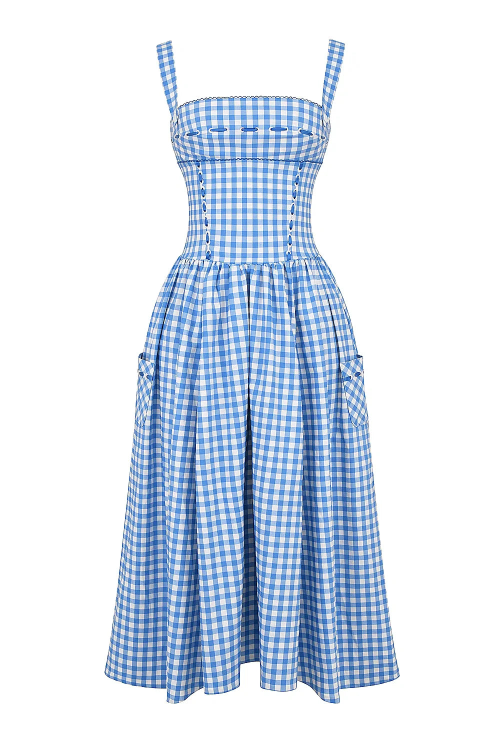 Bridie | Flowy Pleated Midi Sundress