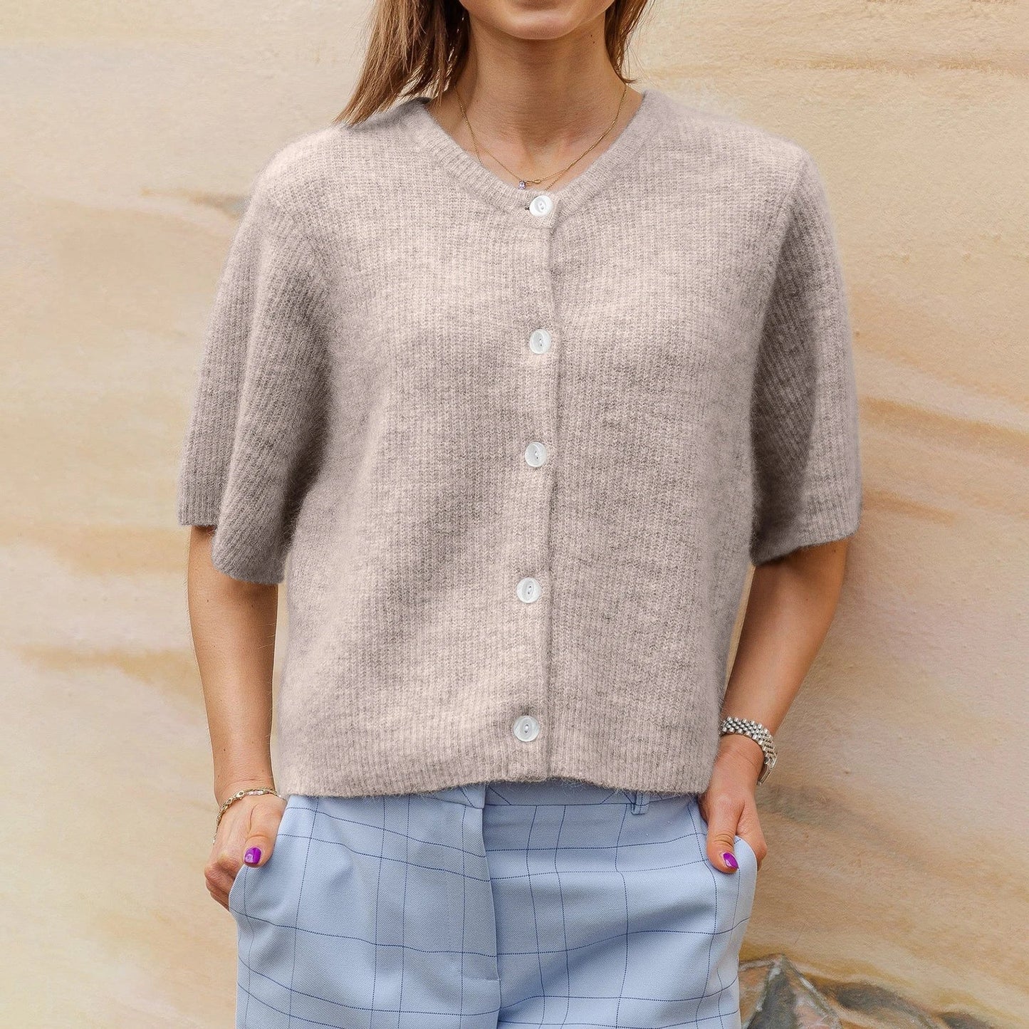 Sandra | Stylish Short Sleeve Cardigan for Women