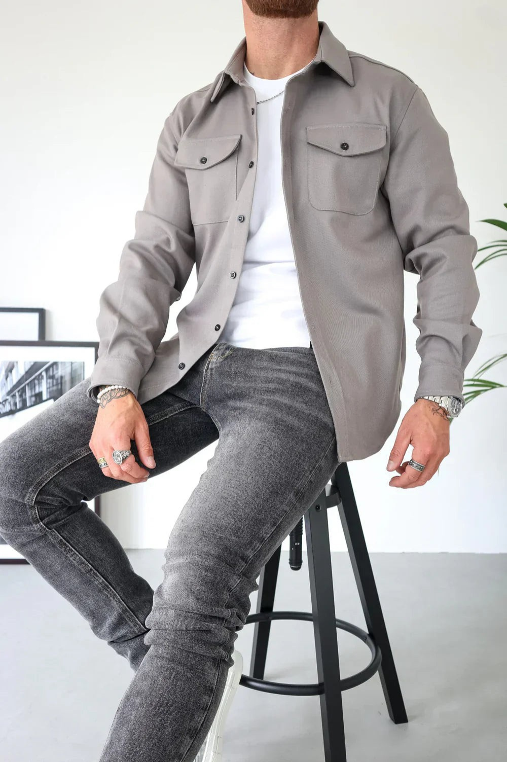 Tobias | Button-Up Overshirt Jacket