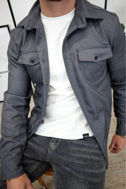 Tobias | Button-Up Overshirt Jacket