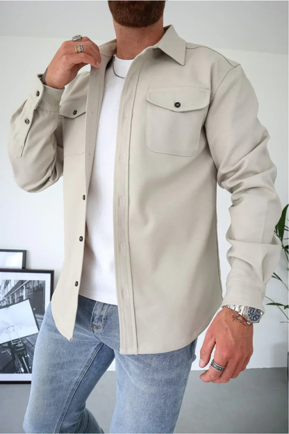 Tobias | Button-Up Overshirt Jacket