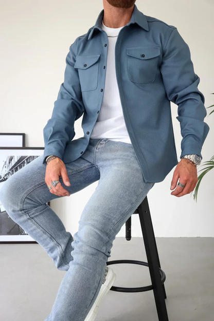Tobias | Button-Up Overshirt Jacket