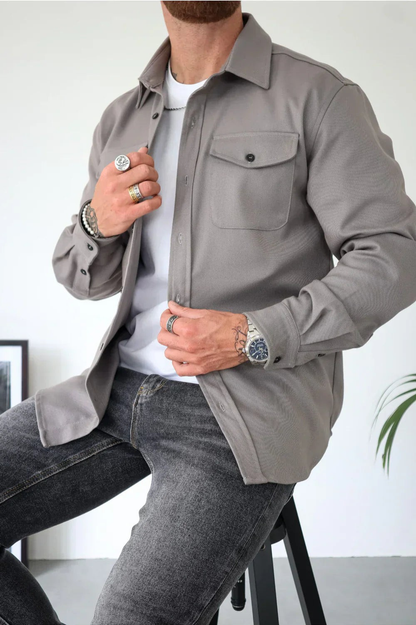 Tobias | Button-Up Overshirt Jacket