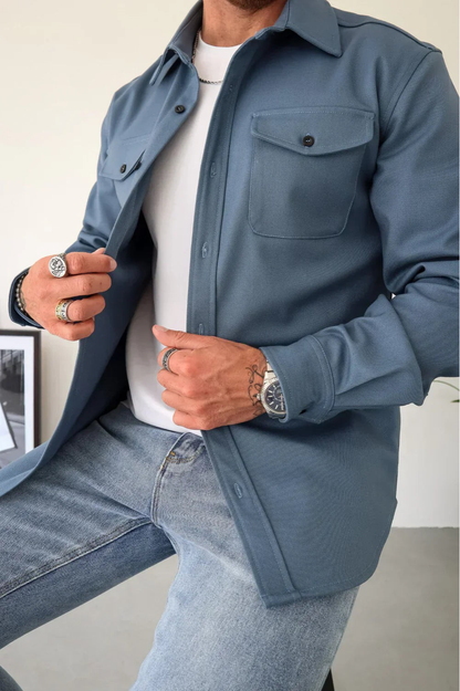 Tobias | Button-Up Overshirt Jacket