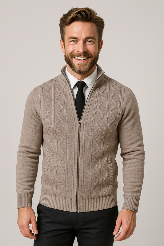 Lancelot | Soft Knit Button Front Cardigan Regular Fit