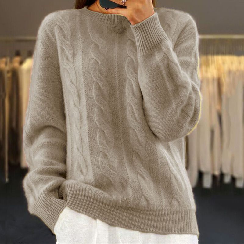 Rosamund | Soft Knit Relaxed Fit Pullover Sweater