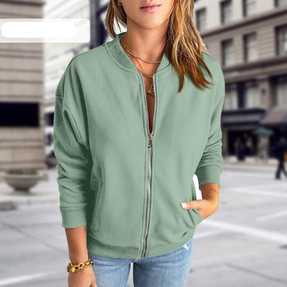 Scarlett | Women's Zip-Up Bomber Jacket