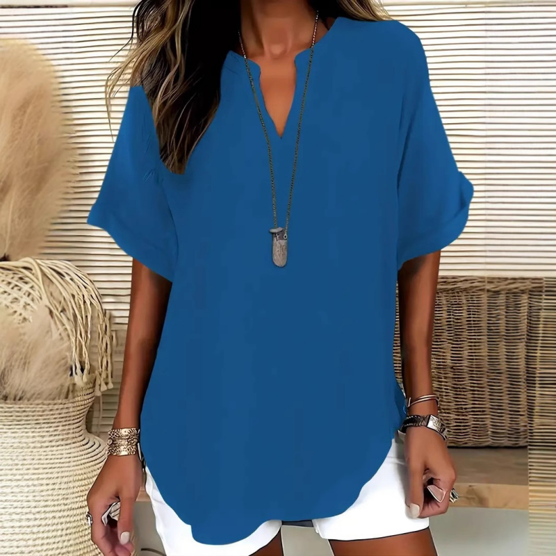 Daniela | Lightweight V-Neck Top