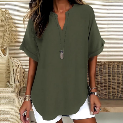 Daniela | Lightweight V-Neck Top