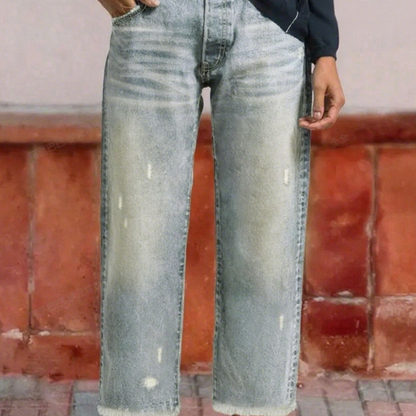 Nora | Retro Straight Cut Short Jeans