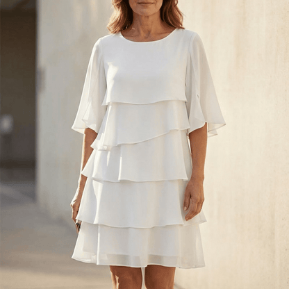 Tammsin | Women's Tiered Ruffle Midi Dress