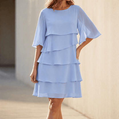 Tammsin | Women's Tiered Ruffle Midi Dress