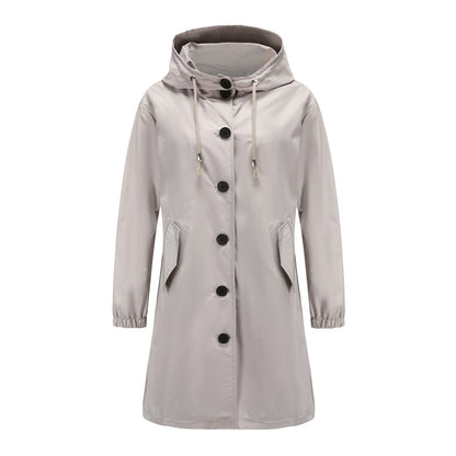 Olivia | Women's Hooded A-Line Coat