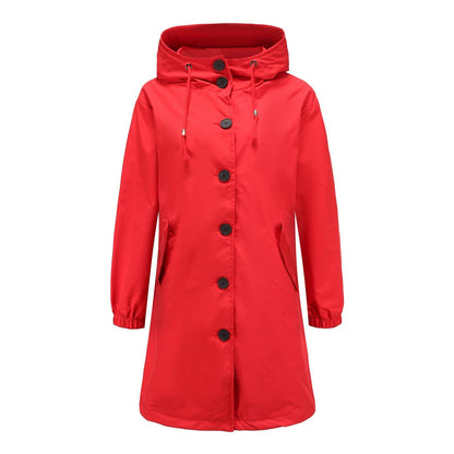 Olivia | Women's Hooded A-Line Coat