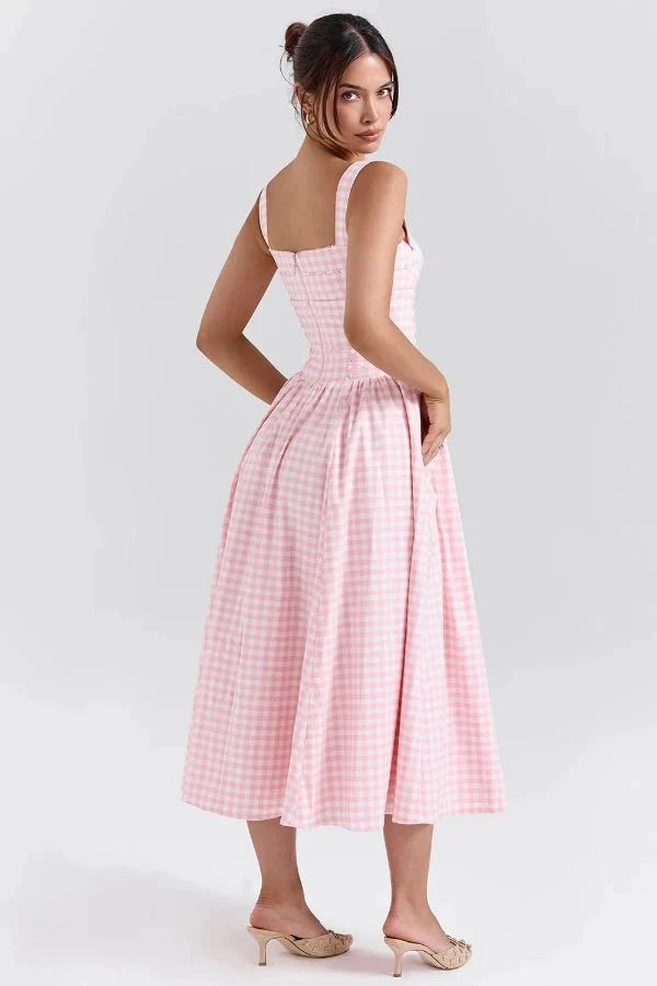 Bridie | Flowy Pleated Midi Sundress