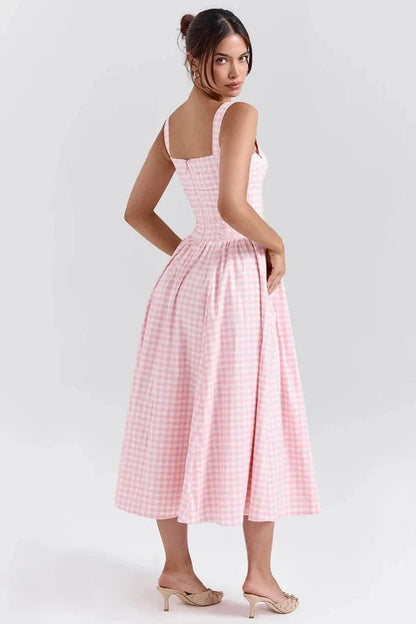 Bridie | Flowy Pleated Midi Sundress