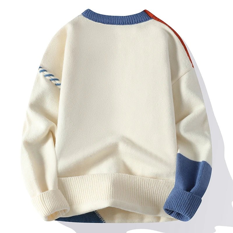 John | Men's Color Block Knit Sweater