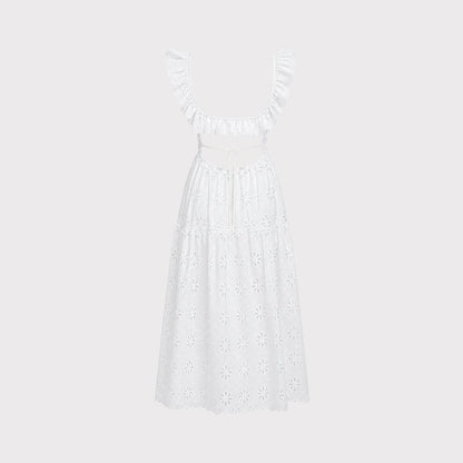 Eponine | Women's Eyelet Lace Maxi Dress