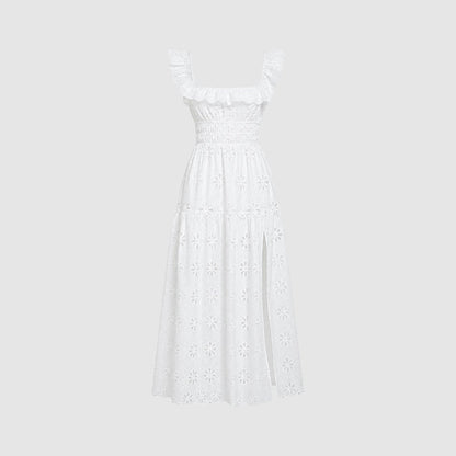 Eponine | Women's Eyelet Lace Maxi Dress
