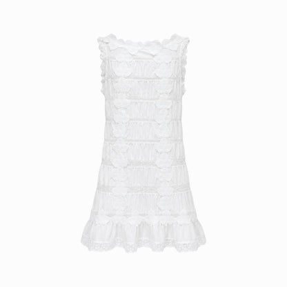 Everild | Women's Lace Tiered Mini Dress