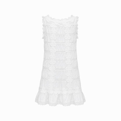 Everild | Women's Lace Tiered Mini Dress