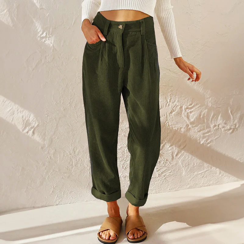 Riley | Women's Wide Leg Corduroy Pants