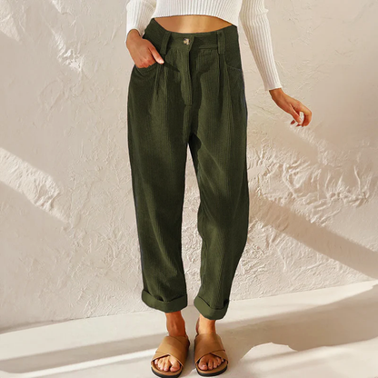 Riley | Women's Wide Leg Corduroy Pants
