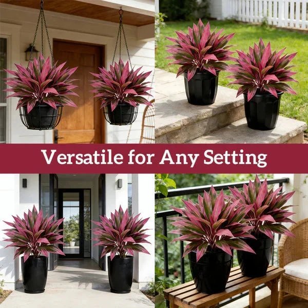 Zivara | Faux Cordyline Outdoor Planter Set