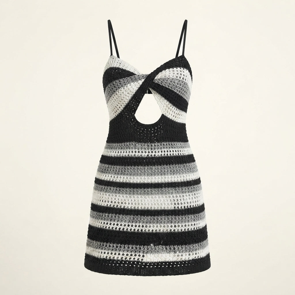 Crochet Knit Summer Dress For Women
